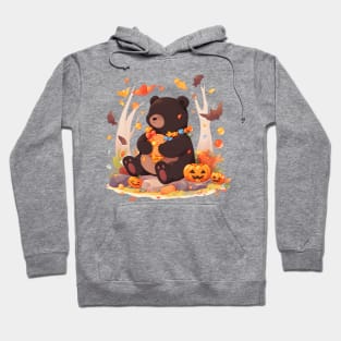 Autumn Candy Bear Hoodie